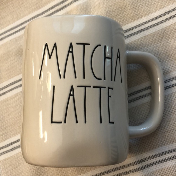 Rae Dunn Classic Black & White Oversized “Matcha Latte” Ceramic Coffee Mug - Picture 2 of 10
